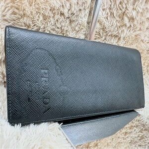 Prada Black Leather Wallet